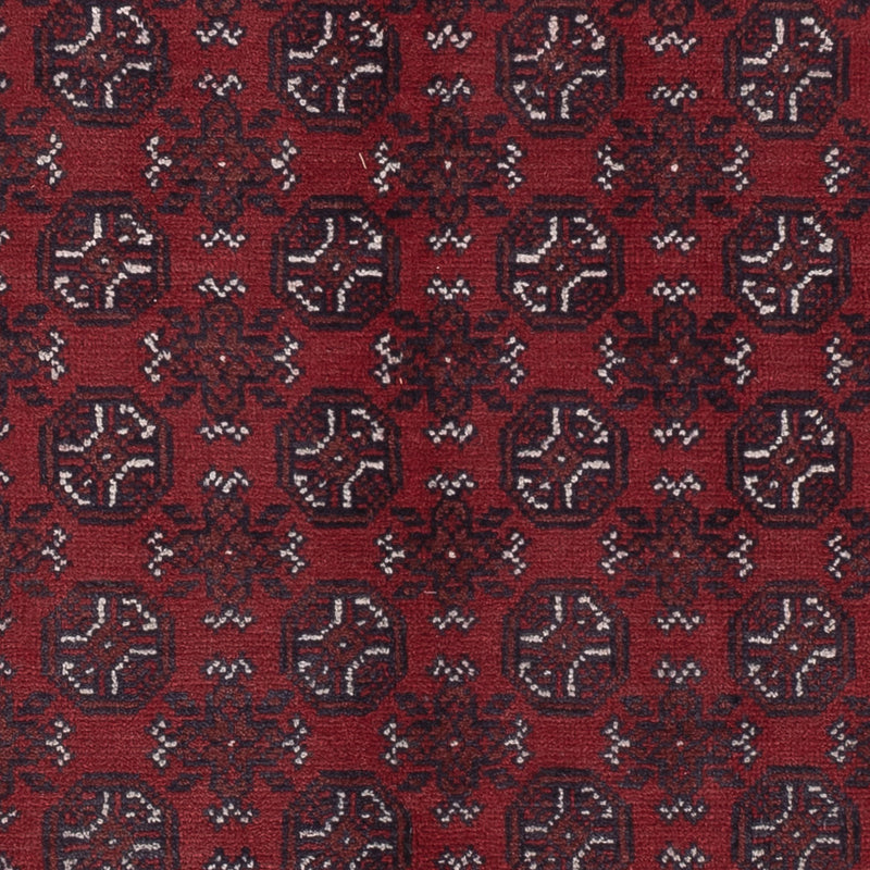 Afghan Rug - Filpa - 238 x 166 cm - dark red