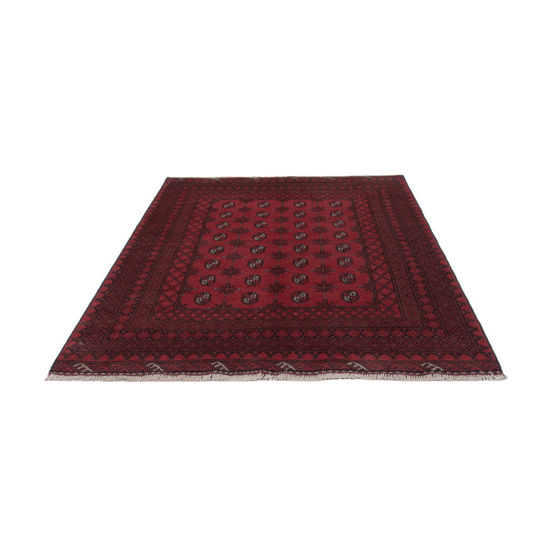 Afghan Rug - Filpa - 242 x 164 cm - dark red