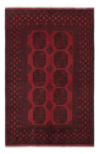Afghan Rug - Filpa - 242 x 162 cm - dark red