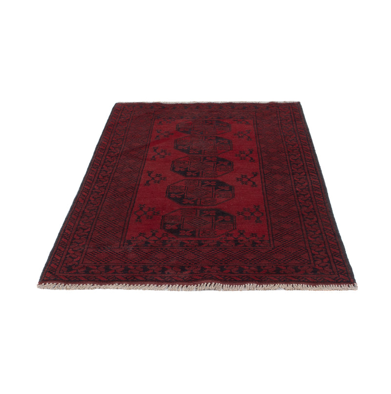 Runner Afghan Rug - Filpa - 187 x 95 cm - dark red