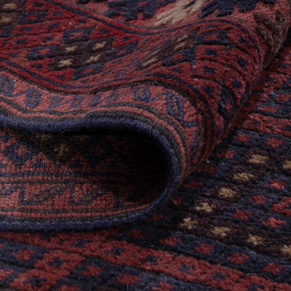 Kelim Rug - Oriental - 196 x 136 cm - dark red