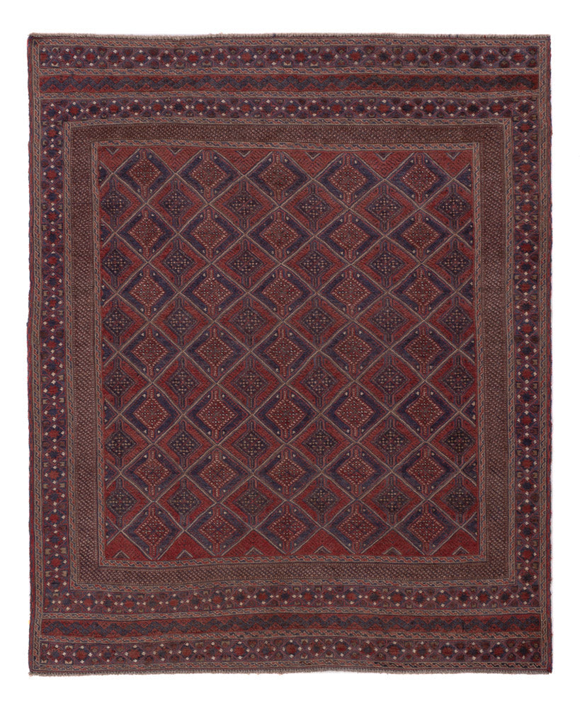 Kelim Rug - Oriental - 185 x 152 cm - rust