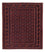 Kelim Rug - Oriental square  - 189 x 160 cm - dark red
