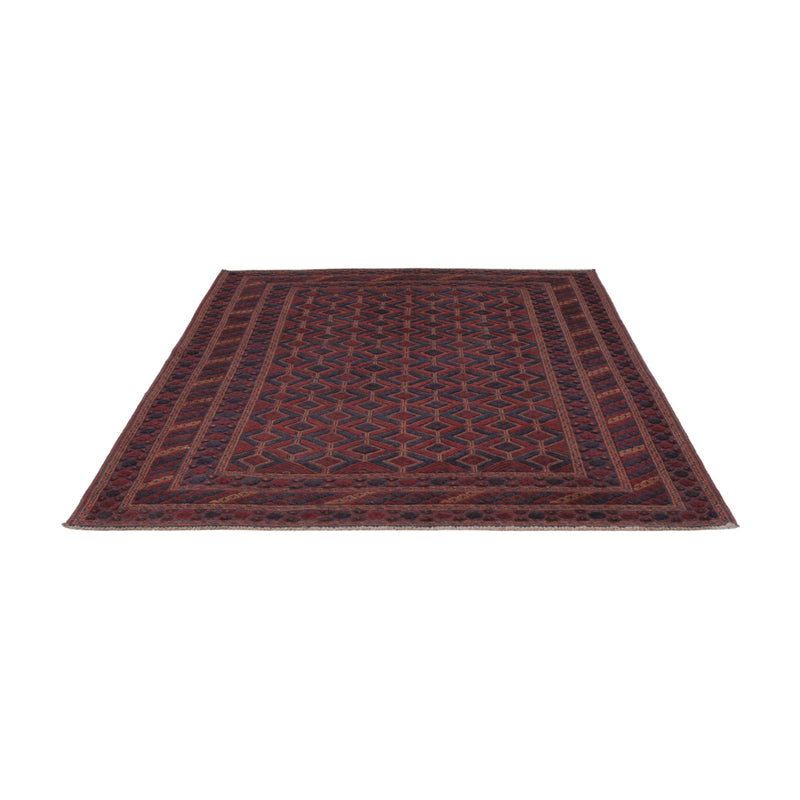 Kelim Rug - Oriental square  - 189 x 160 cm - dark red