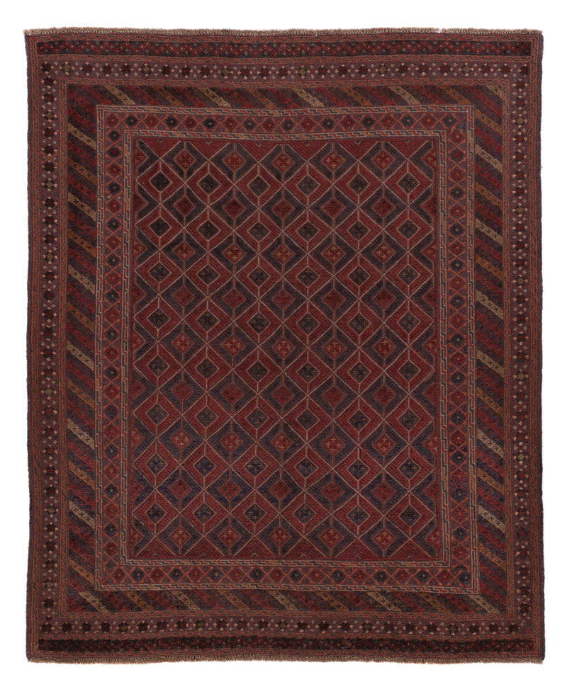 Kelim Rug - Oriental - 197 x 154 cm - dark beige