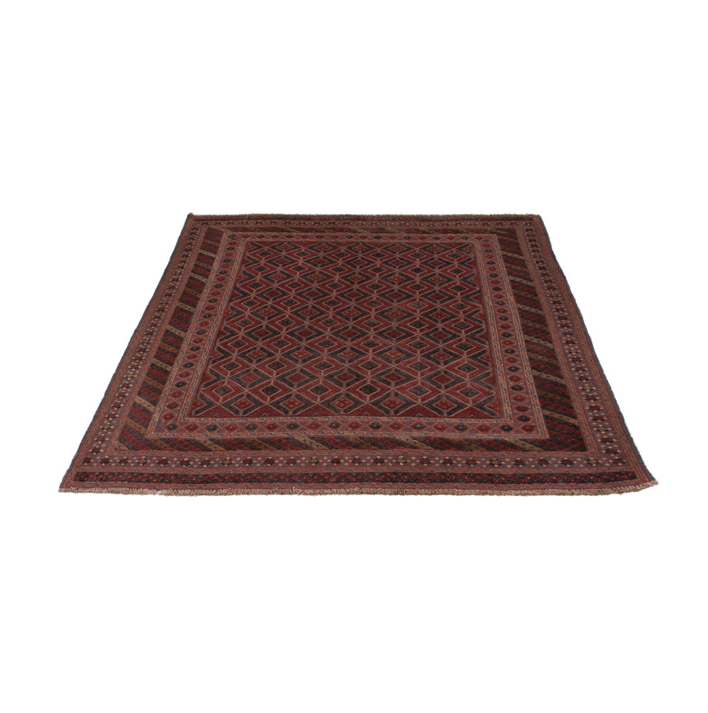 Kelim Rug - Oriental - 197 x 154 cm - dark beige