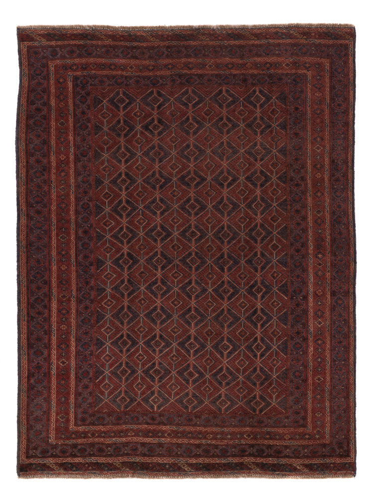 Kelim Rug - Oriental - 202 x 149 cm - dark beige