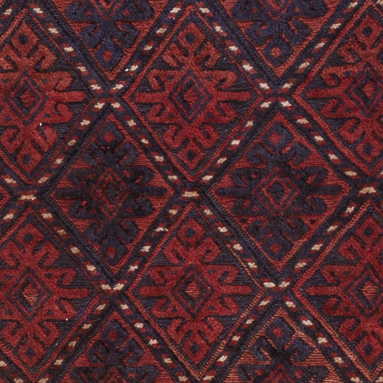 Kelim Teppich - Oriental - 189 x 146 cm - dunkelrot