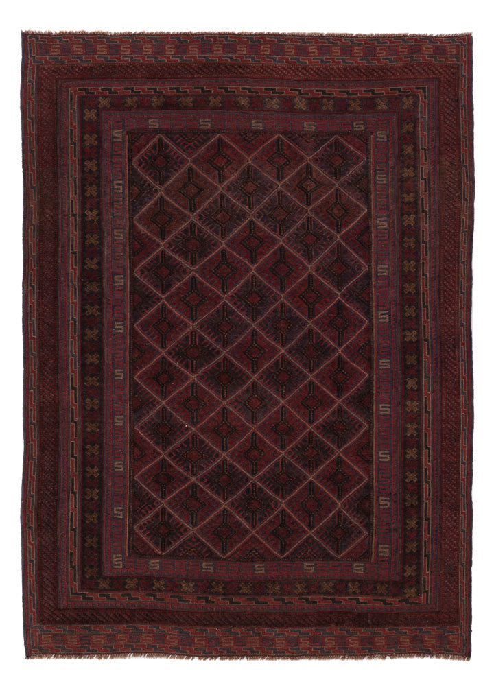 Kelim Rug - Oriental - 200 x 148 cm - dark beige