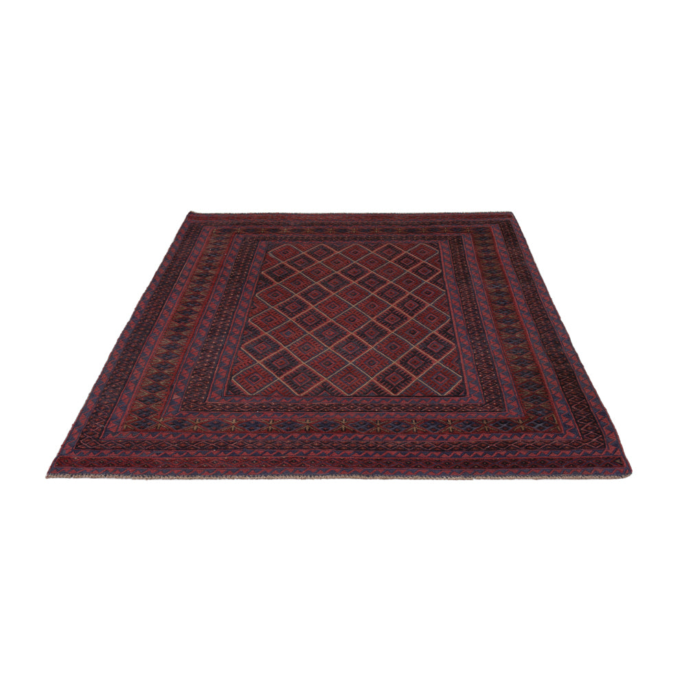 Kelim Rug - Oriental - 187 x 151 cm - dark beige