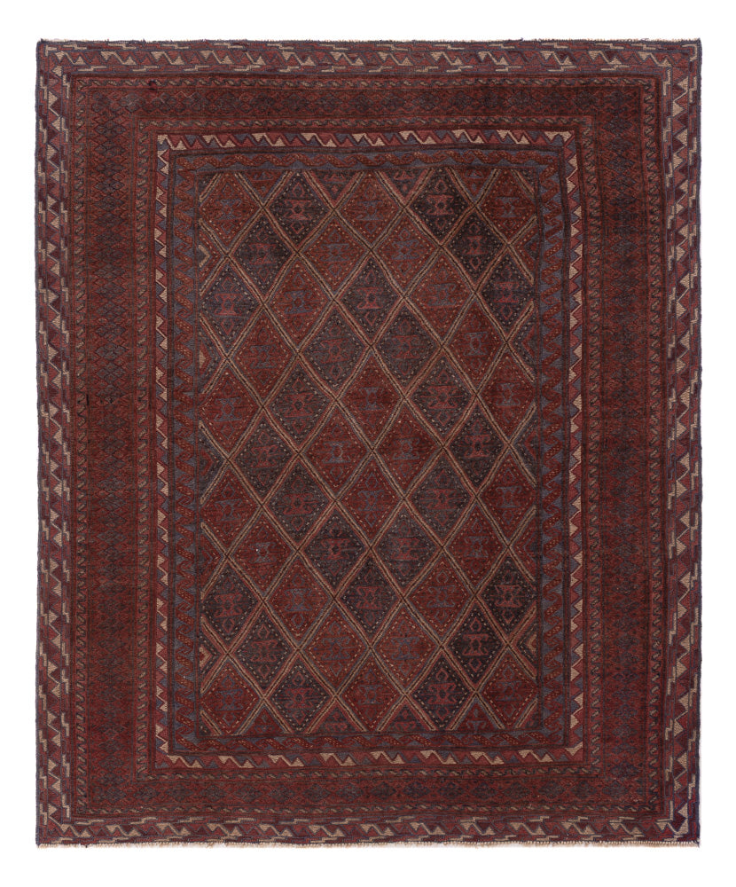 Runner Kelim Rug - Oriental - 187 x 157 cm - dark beige