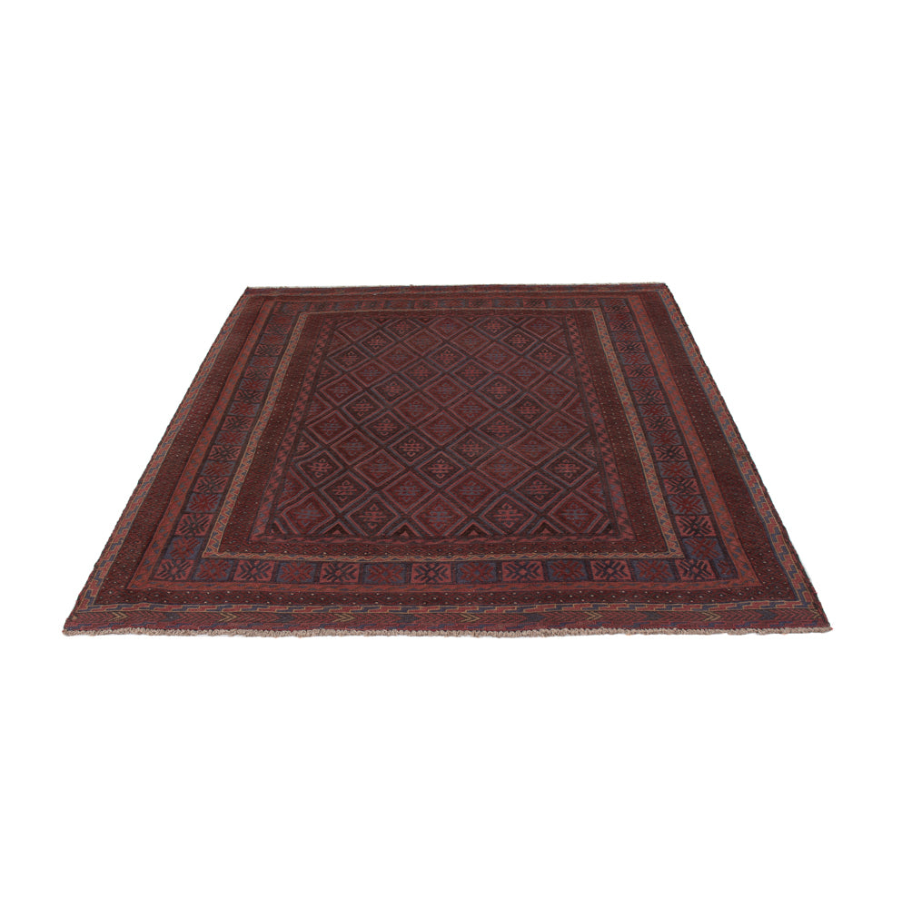 Kelim Rug - Oriental - 202 x 170 cm - dark beige