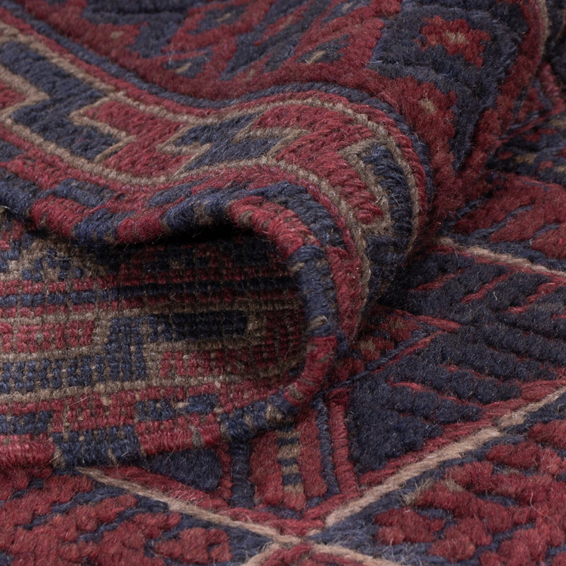 Kelim Teppich - Oriental quadratisch  - 176 x 167 cm - dunkelrot