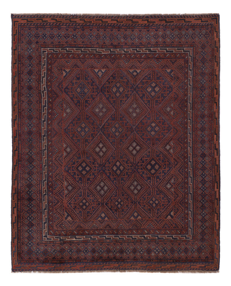 Kelim Rug - Oriental - 194 x 158 cm - dark beige