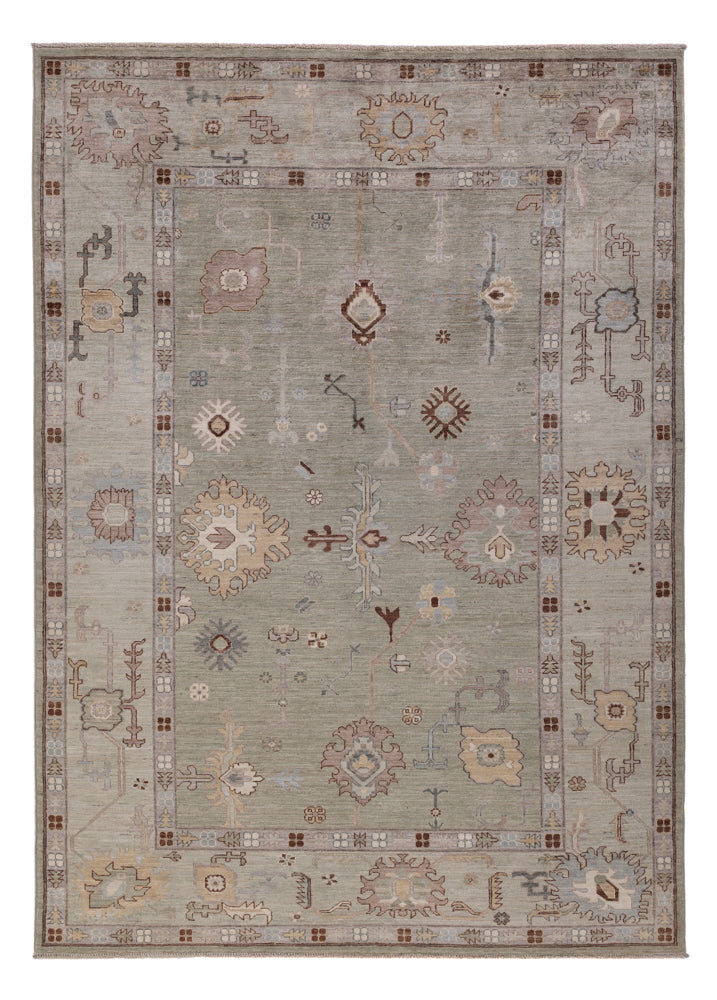 Ziegler Teppich - Usak - 246 x 174 cm - grau