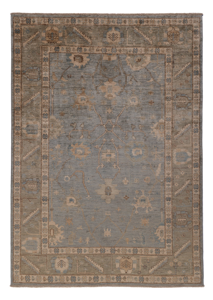 Ziegler Teppich - Usak - 239 x 172 cm - grau