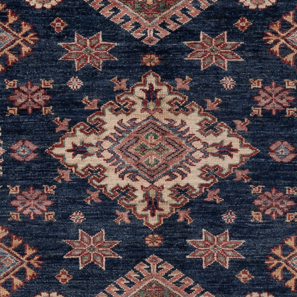 Ziegler Teppich - Kazak - 238 x 172 cm - dunkelblau