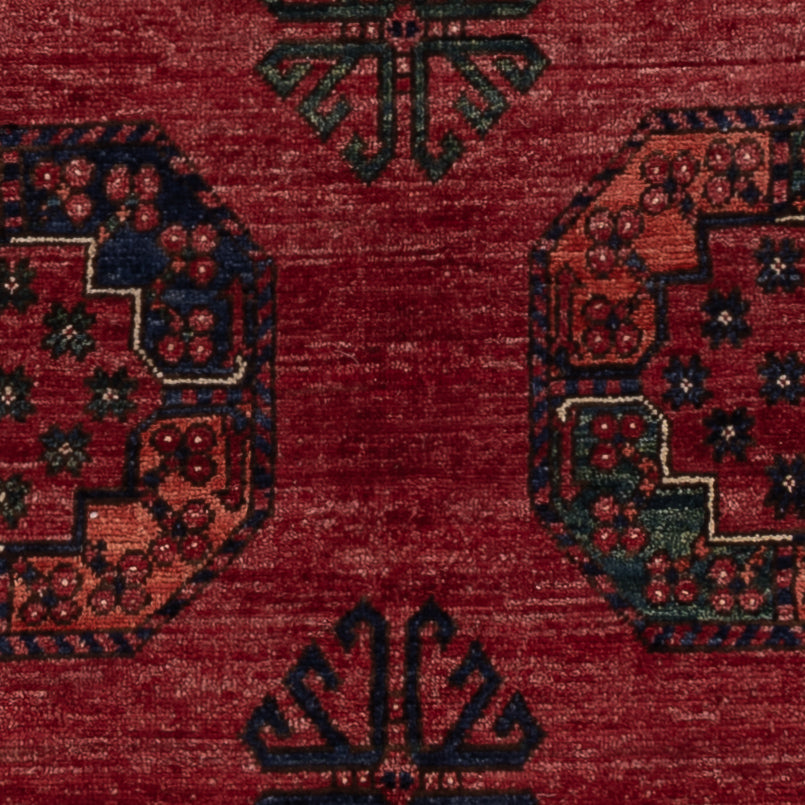Afghan Rug - 202 x 155 cm - red