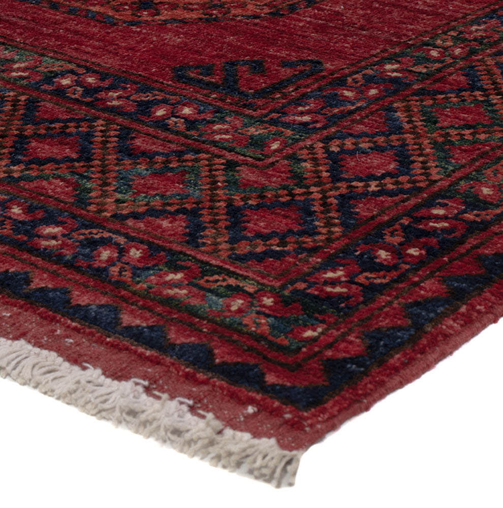 Afghan Rug - 202 x 155 cm - red