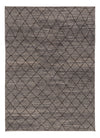 Berber Rug 150x212cm - Wool Rug - Rectangle / Dark Grey / 150 x 212 cm Rectangle