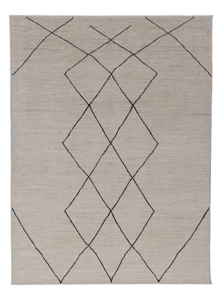 Berber Rug - 204 x 150 cm - light grey