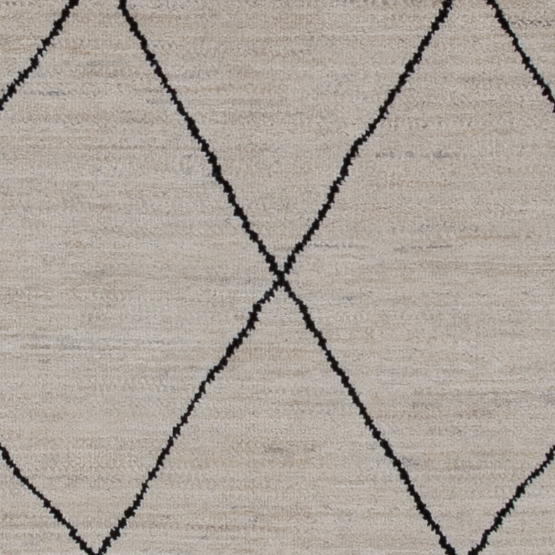 Berber Rug - 204 x 150 cm - light grey