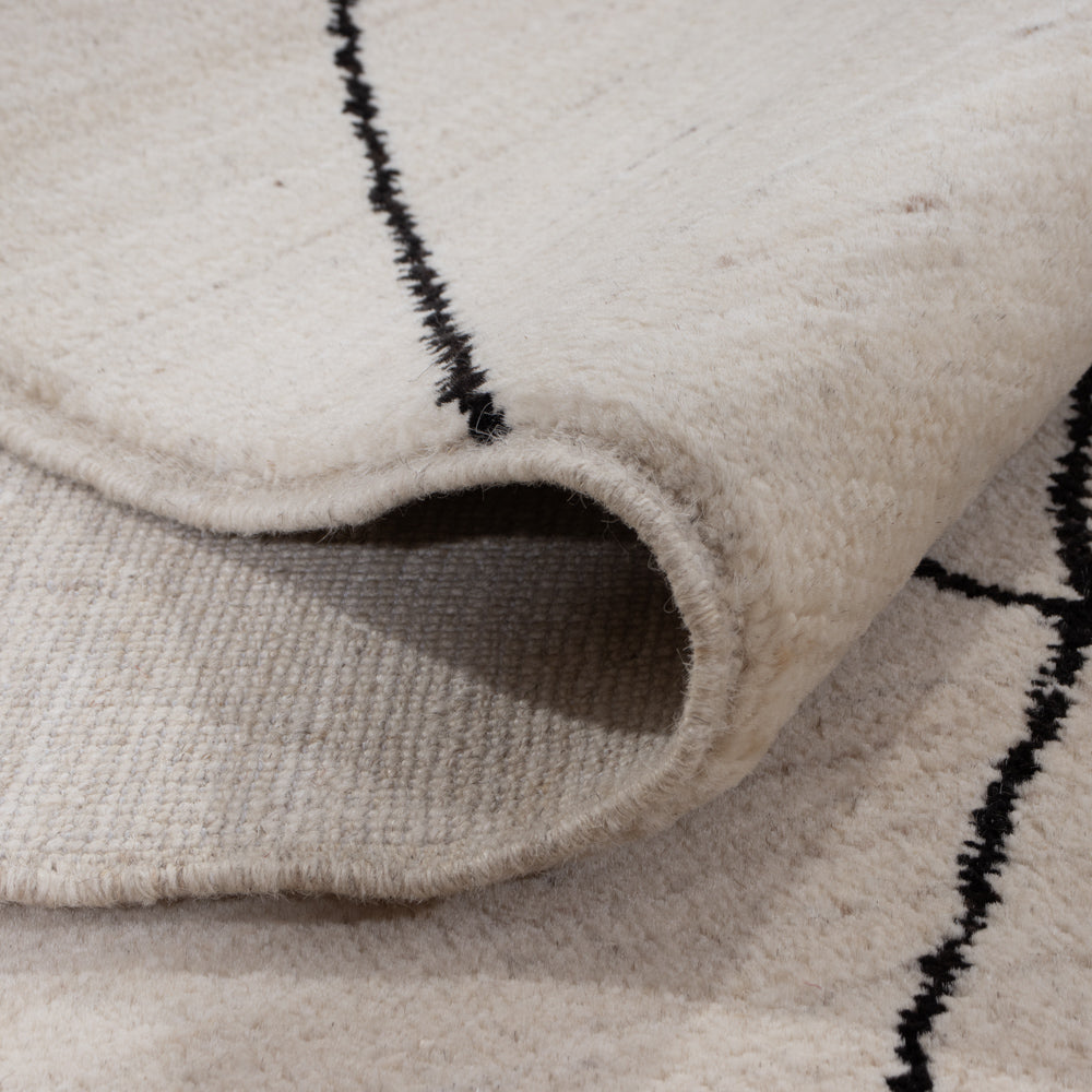 Berber Rug - 204 x 150 cm - light grey