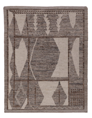 Berber Rug - 190 x 144 cm - dark brown