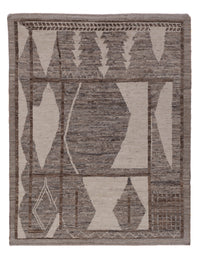 Berber Rug - 190 x 144 cm - dark brown
