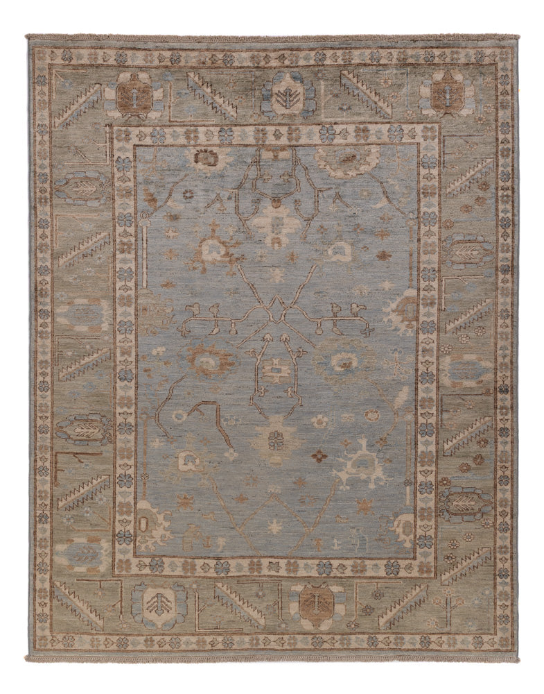Ziegler Rug - Usak - 193 x 153 cm - light blue