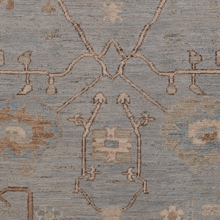 Ziegler Rug - Usak - 193 x 153 cm - light blue