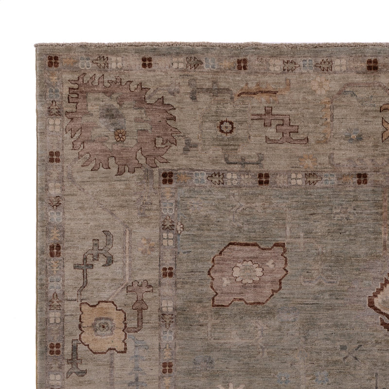 Ziegler Teppich - Usak - 300 x 247 cm - dunkelbeige