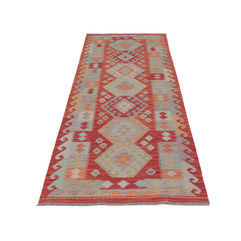 Runner Kelim Rug - Splash - 287 x 80 cm - dark beige
