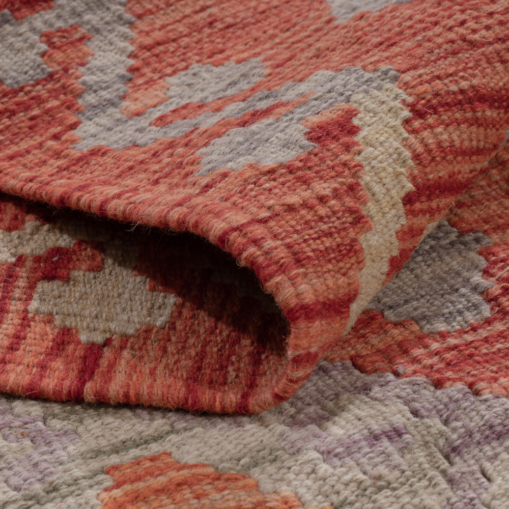 Runner Kelim Rug - Splash - 246 x 84 cm - multicolored