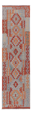 Runner Kelim Rug - Splash - 288 x 79 cm - multicolored