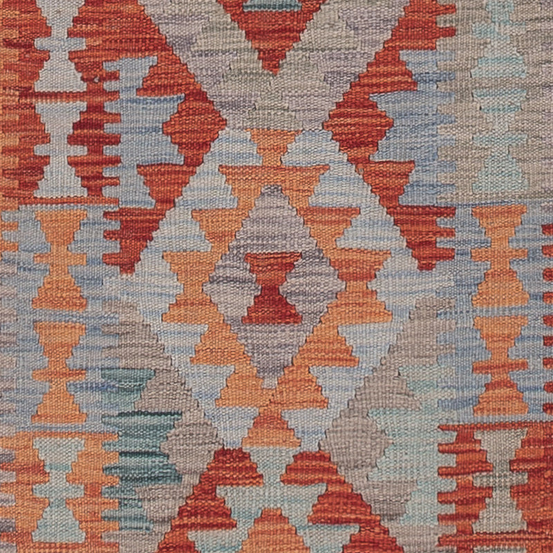 Runner Kelim Rug - Splash - 288 x 79 cm - multicolored