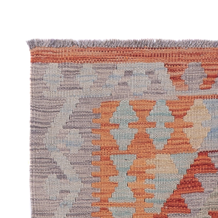 Runner Kelim Rug - Splash - 288 x 79 cm - multicolored