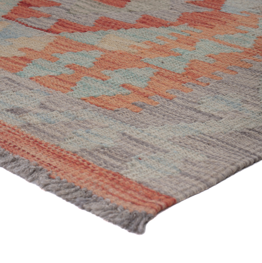 Runner Kelim Rug - Splash - 288 x 79 cm - multicolored