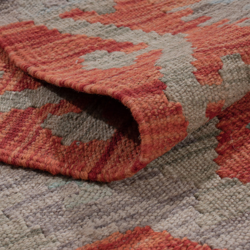 Runner Kelim Rug - Splash - 288 x 79 cm - multicolored