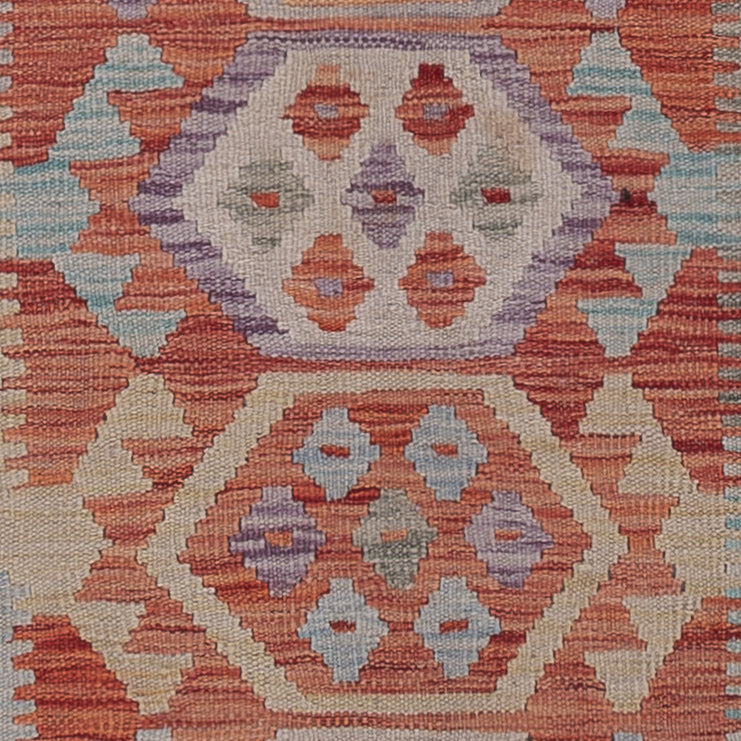 Runner Kelim Rug - Splash - 248 x 88 cm - multicolored