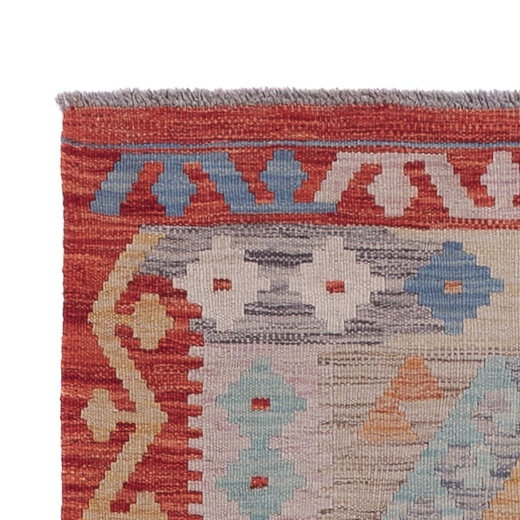 Runner Kelim Rug - Splash - 246 x 83 cm - multicolored