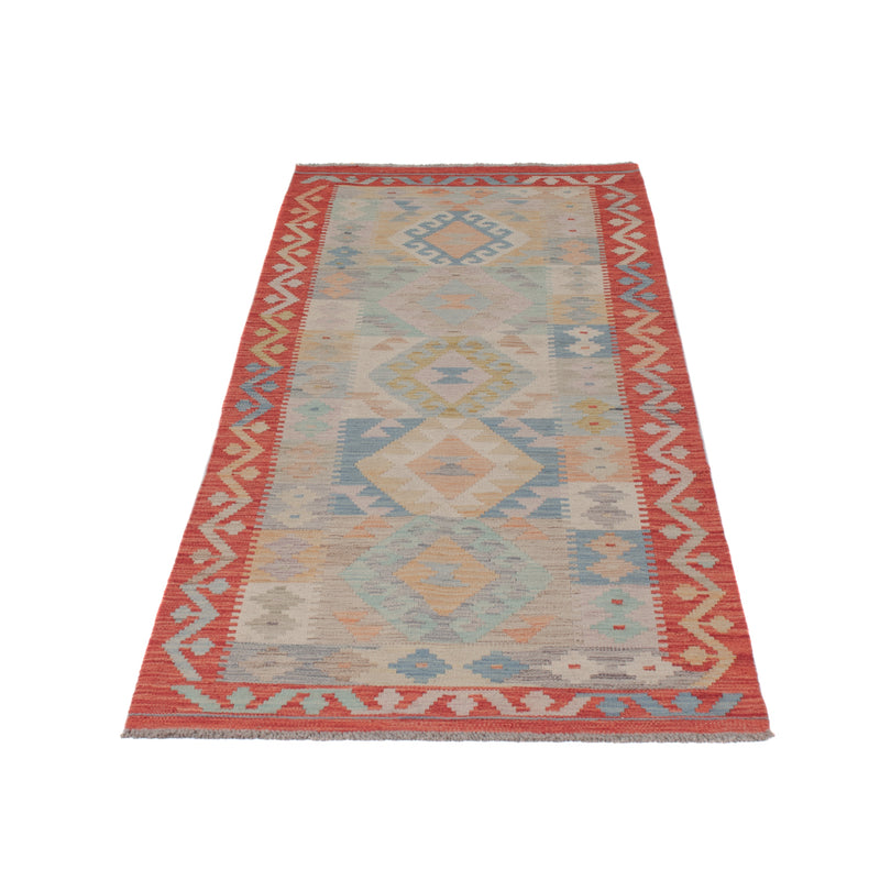 Runner Kelim Rug - Splash - 246 x 83 cm - multicolored