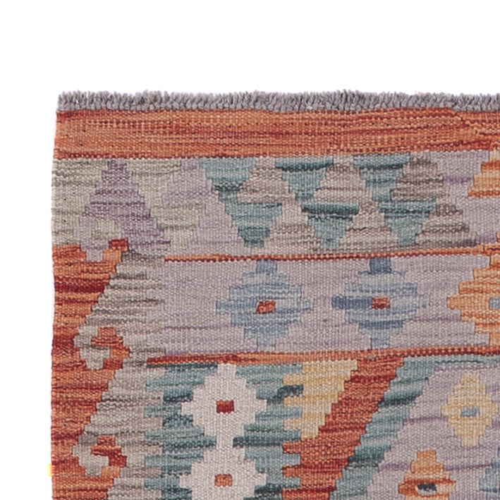 Runner Kelim Rug - Splash - 298 x 82 cm - multicolored