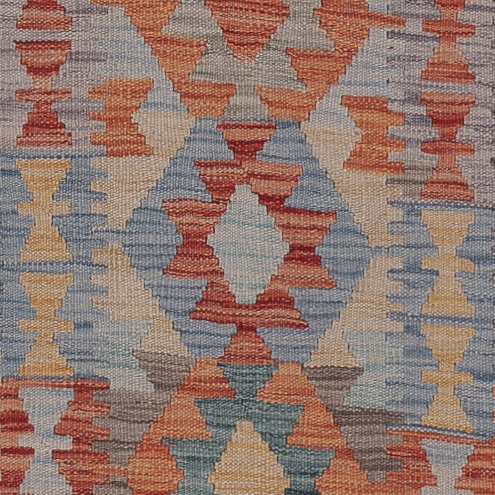 Runner Kelim Rug - Splash - 238 x 73 cm - multicolored