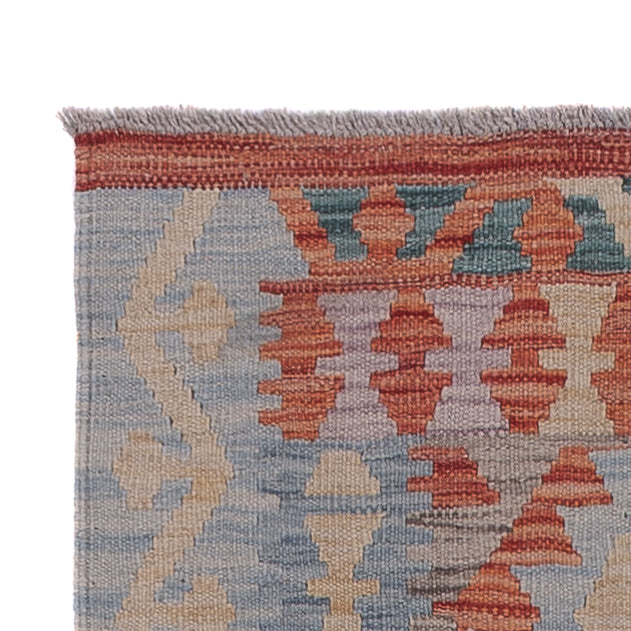 Runner Kelim Rug - Splash - 238 x 73 cm - multicolored