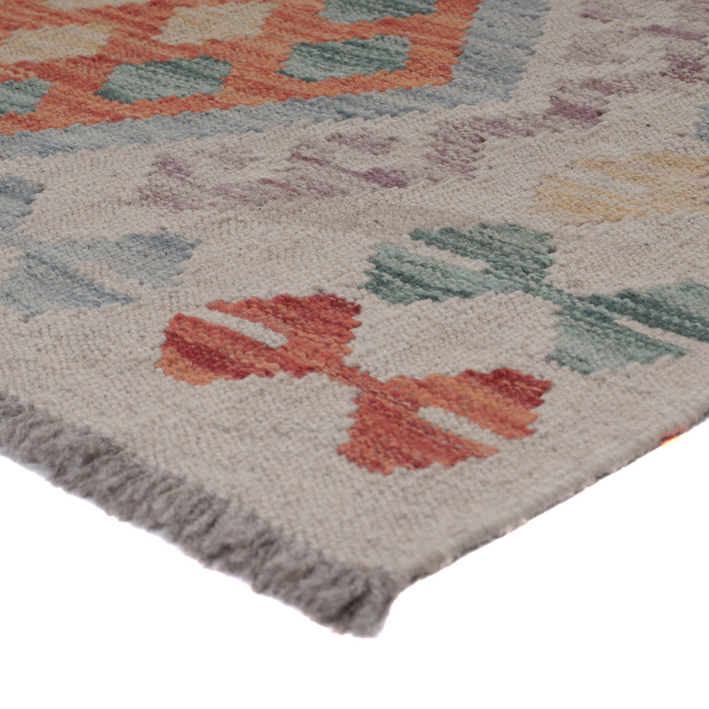 Runner Kelim Rug - Splash - 240 x 80 cm - multicolored