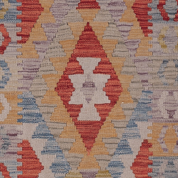 Runner Kelim Rug - Splash - 257 x 85 cm - multicolored