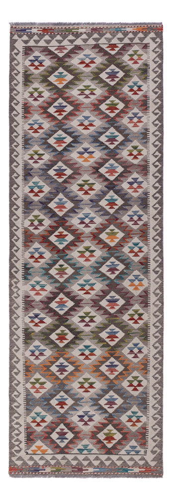 Runner Kelim Rug - Splash - 249 x 84 cm - multicolored
