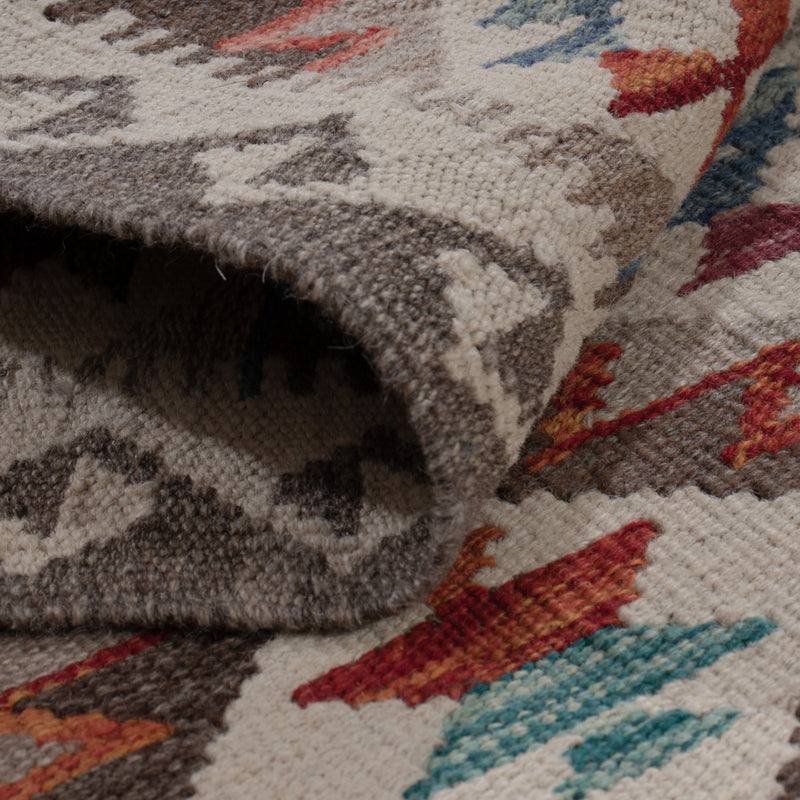 Runner Kelim Rug - Splash - 249 x 84 cm - multicolored