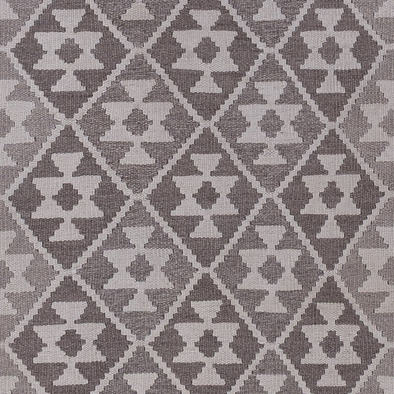 Runner Kelim Rug - Splash - 393 x 81 cm - dark grey